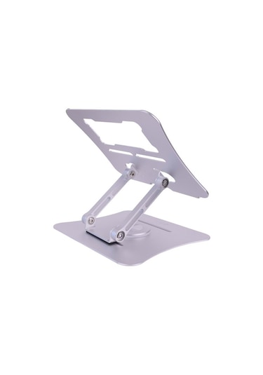 G68g Gri Notebook Standı Metal, 360 Döner, Yükseklik & Açı Aya