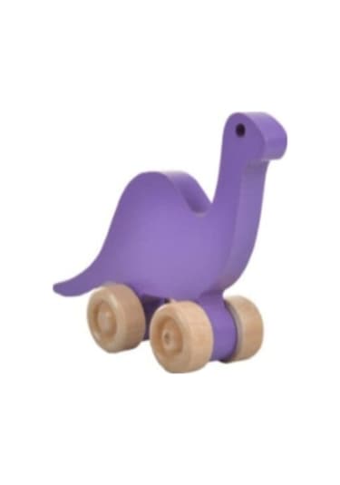 Woodnjoy Hareketli Ahşap Mini Dinazor Yeşil