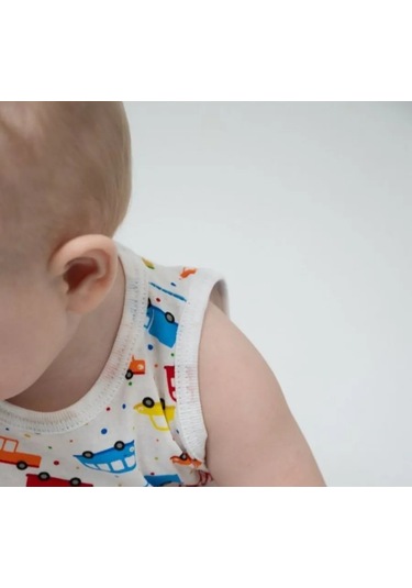 Milyj Karapuz Yazlık Erkek Çocuk Arabalı Atlet Ve Şort Takımı 62 Beden 244461054 Beyaz