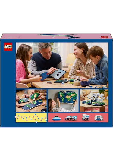 LEGO® Seyahat Anıları 41838 - Seyahat Etmeyi Seven Aileler İçin Dünya Haritası İçeren Yaratıcı Oyuncak Yapım Seti (1231 Parça)