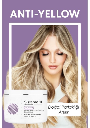 Sisteme 11 Parlaklık Veren Saç Bakım Maskesi 350 Ml
