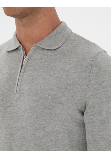 Pierre Cardin Erkek Gri Melanj Kazak /triko 50315406-vr086 Gri Melanj