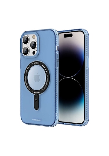 iPhone 13 Pro Uyumlu Kılıf Magsafe Şarj Özellikli Youngkit Rock Serisi Kapak