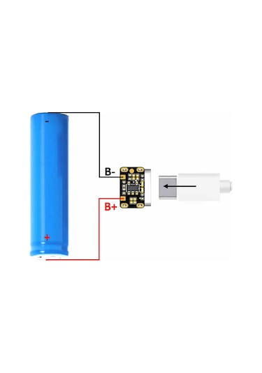 Mini Lityum Pil Şarj Kartı Type C 3.7v 4.2v 18650 Lion Batarya Şarj Devresi Powerbank Bluetooth Kula