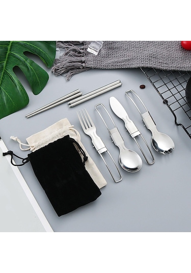 Dolıty Dış Mekan Katlanır Sofra Takımları Barbekü Ev Bıçak