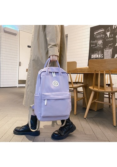 Yifomall Kadın Genç Erkek Spor Sırt Çantası, Outdoor Gezi Seyahat, Hafif Taşınabilir, Büyük Kapasite, Dayanıklı Nilon Materyal, Siyah Siyah