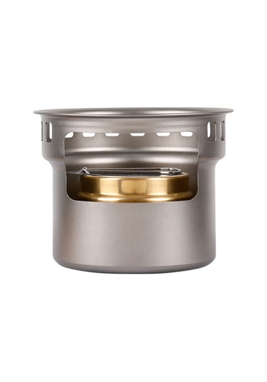 Yifomall Alüminyum Ergonomik Taşınabilir Alkollü Ocak Dışarıda Pişirme & Çay Demleme Siyah, Yeşil, Gümüş Seçenekleri Gümüş