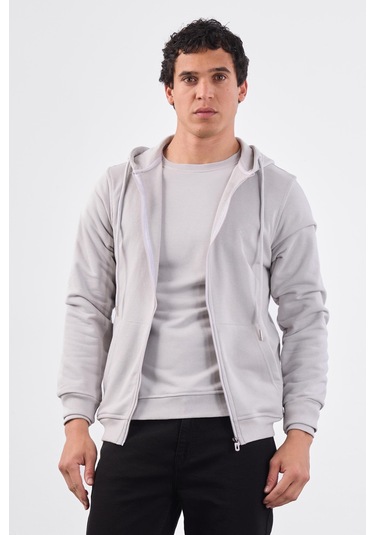 Dufy A.gri Erkek Sweatshırt - Regular Fit Gri