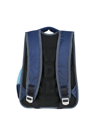 Waddell Lisanslı Lacivert Köpekbalığı Desenli Emboos İlköğretim Okul Sırt Çantası Ve Beslenme Çantası