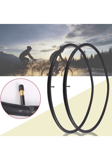 700x35c/38c/40c/43c Bisiklet İç Lastiği, 700c Yol Bisikleti İçin 2'li Paket Diğer