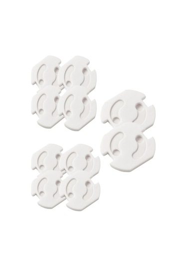 Şahnet Prizmatik Çocuk Koruma Kapağı Beyaz 10 Adet