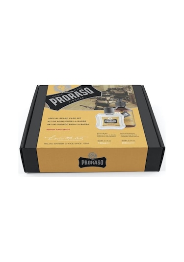 Proraso Wood & Spice Sakal Şampuanı 200 ML + Balsam 150 ML