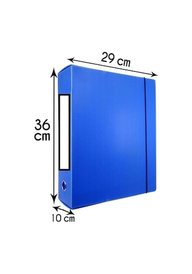 Saraoğlu Arşiv Proje Kutusu Mavi 29 x 36 x 10 CM 15 Adet