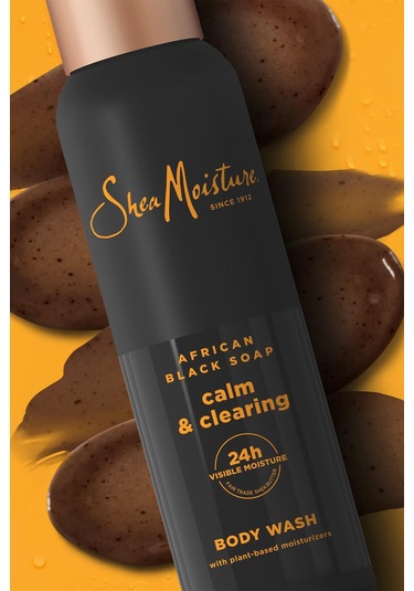 Shea Moisture African Black Soap Calm & Clearing Duş Jeli 532ml Ferah