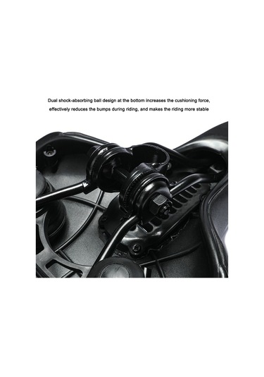 Tenfowee Kırmızı Ergonomik Bisiklet Koltuğu - Havlu Boşluklu Ventilated - İki Şok Emici Toplu - Dağ Bisikleti İçin Konforlu - Fiber Deri + Spons + Çelik Kırmızı