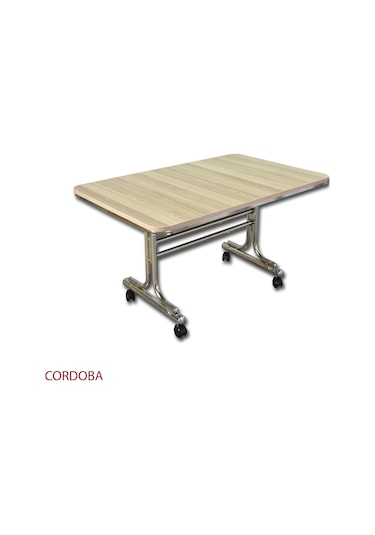 Tekerlekli Orta Sehpa, Tekerlekli Masa 60X100 Cm