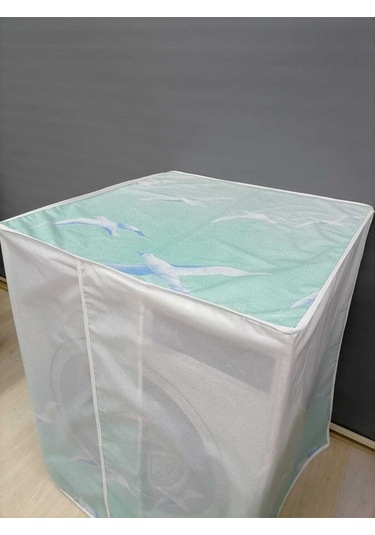 Çamaşır Makinesi Örtüsü Mavi