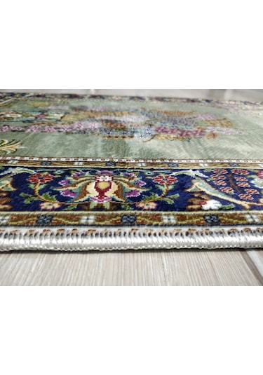 Bambu Halı Seccade Sec16a Yeşil Namazlık 70x110 Cm