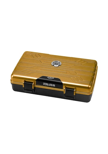 Jifeng Seyahat Tipi Puro Kutusu Humidor Gold 10cigar