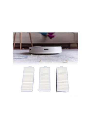 Fosenze Ecovacs N9+ Süpürge İçin 3'lü Set: Yüksek Verimli Hypa Filtre + Filtre Pamuk, Kolay Değiştirilebilir, Dayanıklı Malzeme