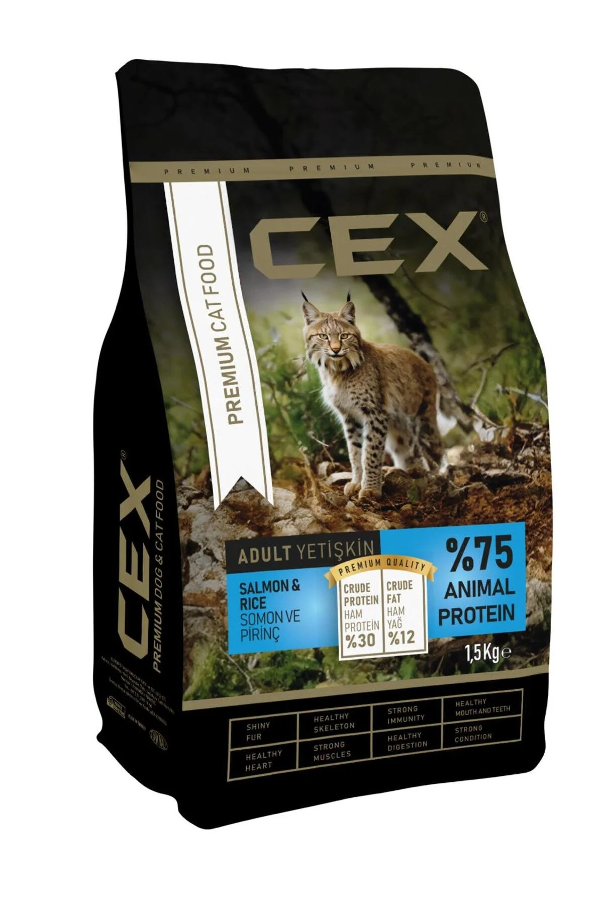 Cex Premıum Cat Salmon & Rıce 1,5 Kg