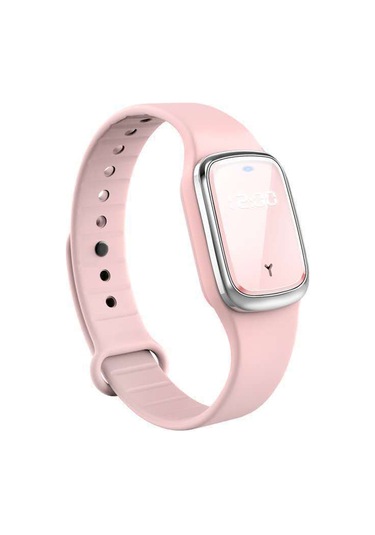 Skycity Pembe Fiziksel Uyku Destekli Sıcaklık Ve Saat Gösteren 3 Seviye Uygulama Dış Mekan Sinsi Kovucu Bileklik