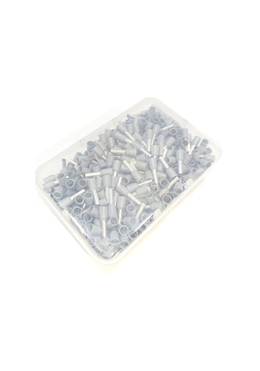 4 Mm Tek Girişli İzoleli Kablo Yüksüğü Alman Norm Gri 1 Paket 500 Adet