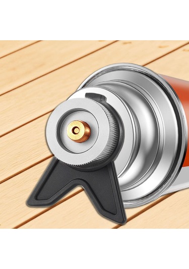 Suntek Bahçe Sırt Çantasıyla Seyahat Tencere Için Kamp Gri Gaz Tankı Adaptörü Gri