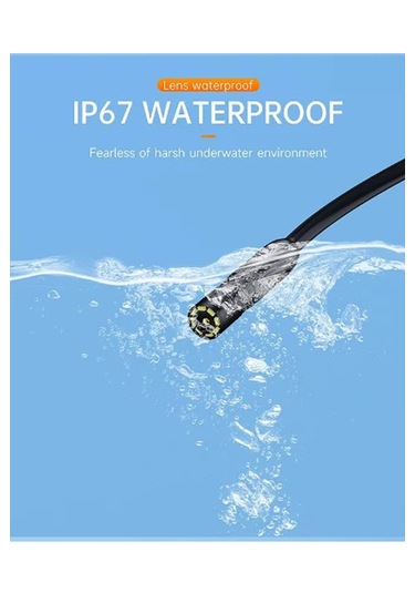 Nhr-16 Endoskop Yılan Kamera Ios Ve Android Uyumlu Led'li 10 Metre