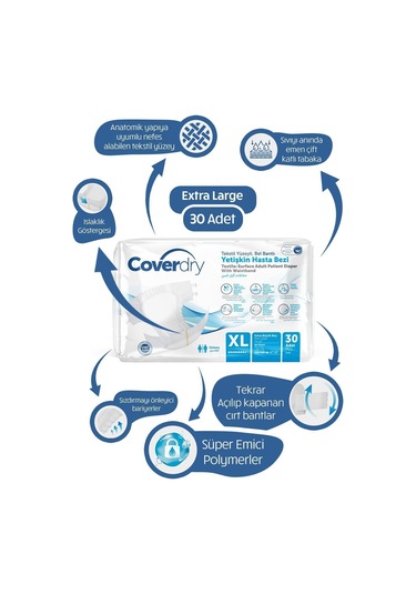 Yetişkin Hasta Bezi Xl 30'lu XL