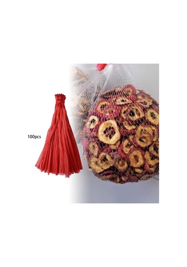 Suntek 100x Yeniden Kullanılabilir Naylon Örgü Uzunluk-60cm Kırmızı