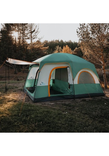 İlkmevsim Keops 8 Kişilik Kamp Çadırı - 420 x 300 x 220 CM Beyaz