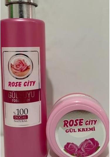 RoseCity 380ML Gülsuyu Alana 135ML Gül Krem Hediye