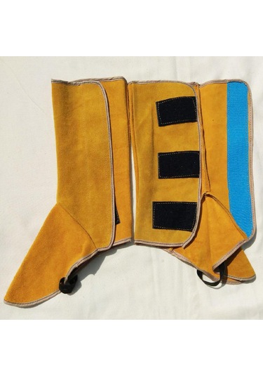 Homyl 2 Adet Kaynak Bot Kılıfı Deri Spats Isıya Dayanıklı