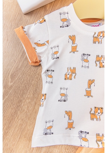 Sevimli Dostlar 2'li Yazlık Erkek Bebek Takım 001