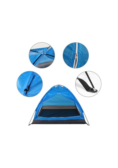 Ebitda 2 Kişilik Kamp Çadırı - Hızlı Kurulum, Su Geçirmez, Dayanıklı, Taşınabilir Turuncu Turuncu