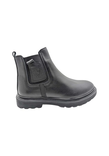 Voyager V-1035 Erkek Deri Bot Siyah