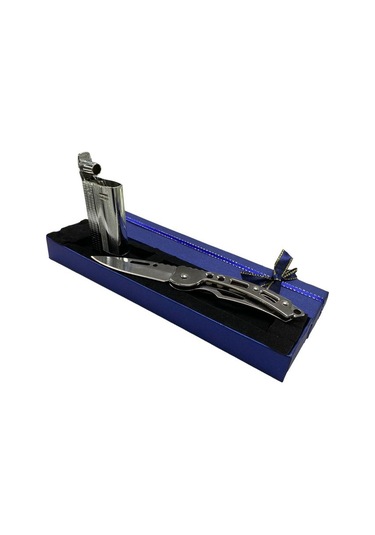 Benzinli Muhtar Model Çakmak Ve Çakı Kombini 709107