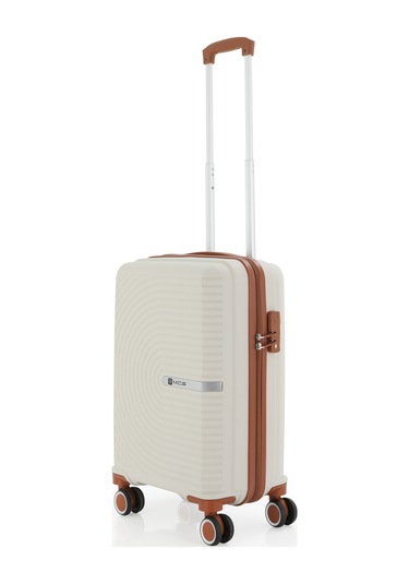 Mçs Polipropilen 3lü Valiz Seti Orta & Kabin & Makyaj V374 S24sy1000080-set 11139 Kemik/kahverengi Kemik - Kahverengi