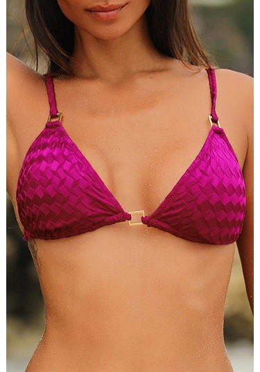 Olympos Mor Dolgusuz Toparlayıcı Bikini Takım Mor