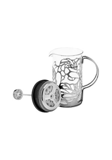 Karaca Flower Borosilikat Cam French Press 600 ml