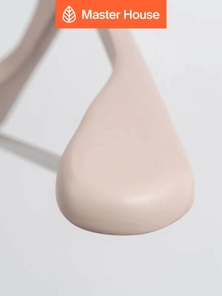 Master House 3'lü Ahşap Geniş Giysi Askıları 246633941 Pembe