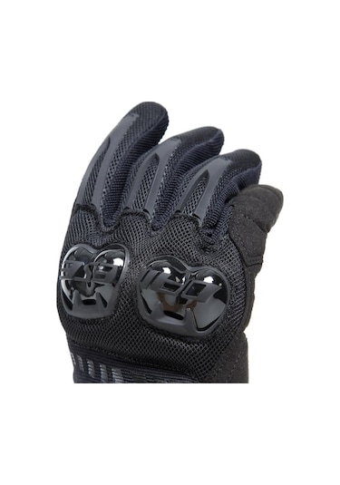 Dainese Mig 3 Air Tex Black Tekstil Eldiven Siyah