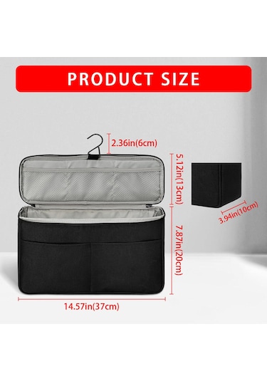 Suntek Seyahat Saklama Kutusu Düzenleyici Saç Kıvırıcı