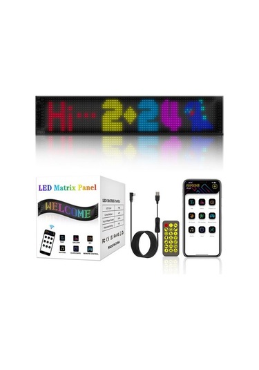 16x96 Cama Yapışan Matrıx Panel Led Ekran