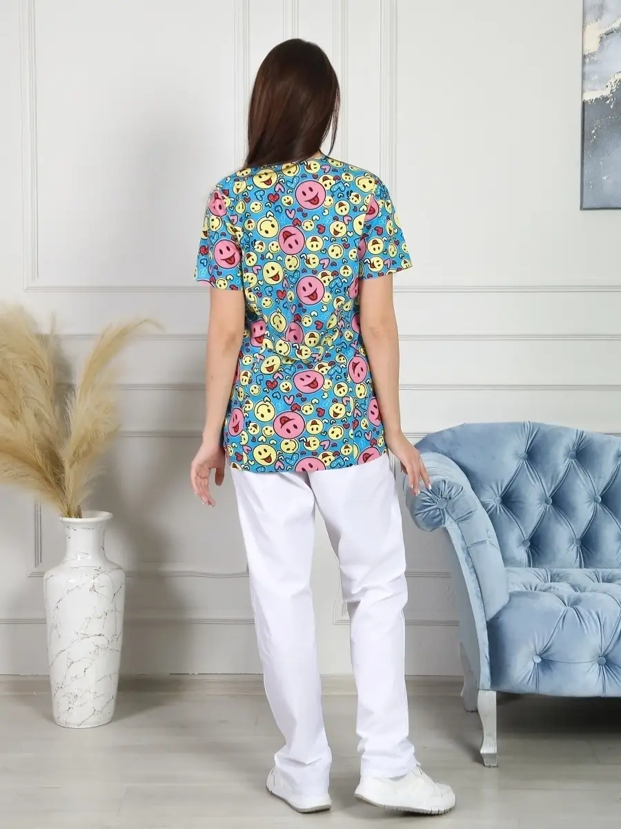 Medicina Plus Kadın Cerrahi Tıbbi Gömlek 84382589 Açık Mavi