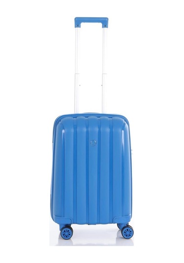 Mçs 3lü Set Kırılmaz Silikon Seyahat Valizi Bavulu V305 Saks Mavi Saks Mavi