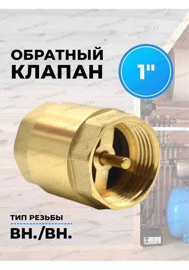 Thermofix 1" Pirinç Milli Geri Tepme Valfi 152782157