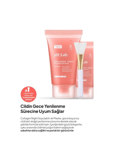 Ph Lab Collagen Night Soyulabilen Kolajen Gece Maskesi 50 ML