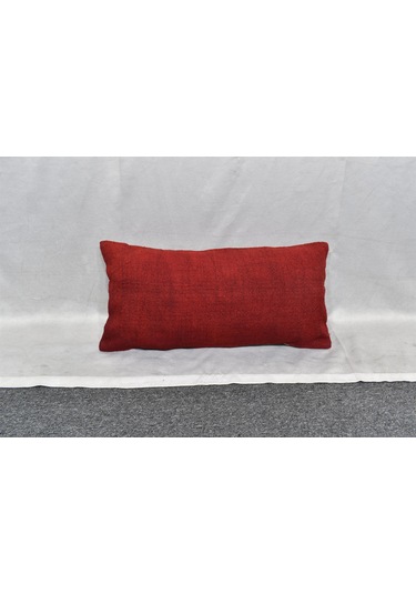 Zehra Abla Halı Yeni El Dokuma Dekoratif Lumbar Kilim Kırlent Yastık Kılıfı 6654 Çok Renkli